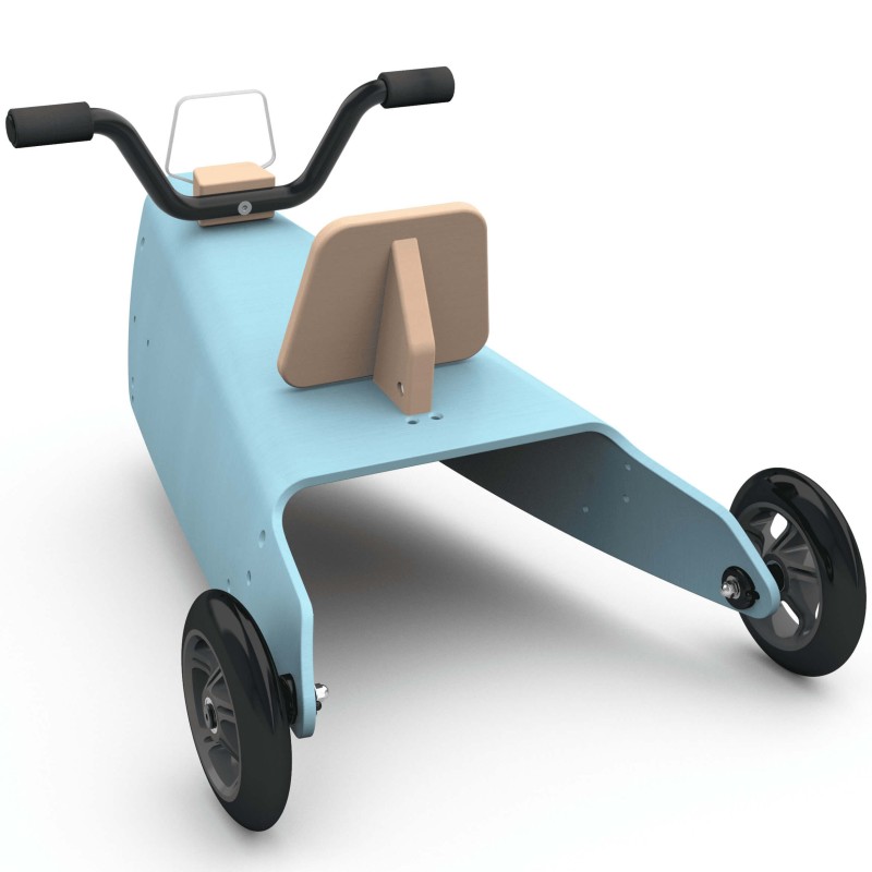 Porteurs moto en bois pour enfant de 1 an - Made in France