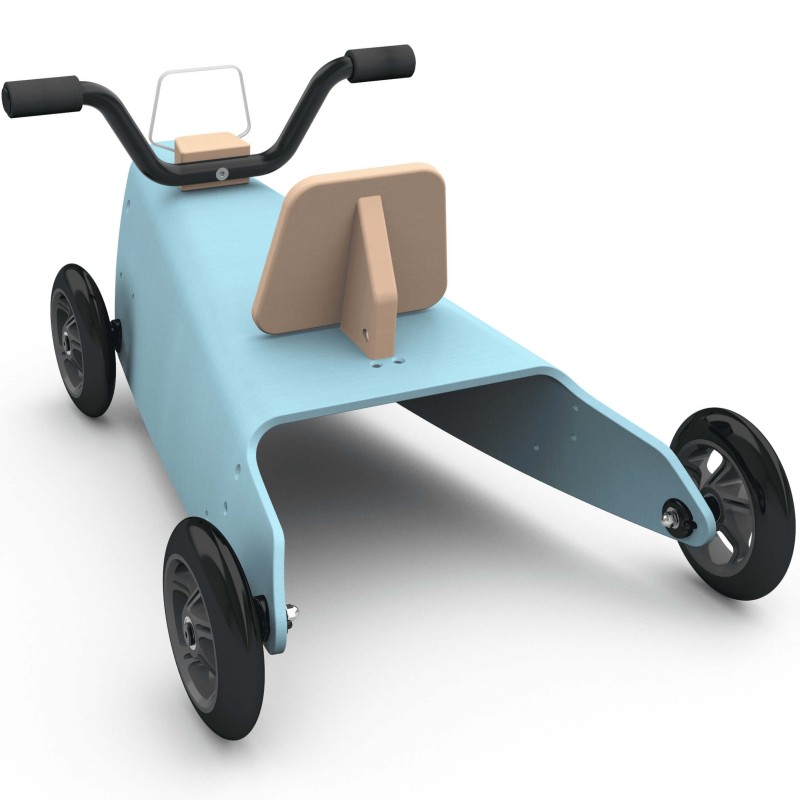 Porteurs quad en bois pour bébé de 1 an - Made in France