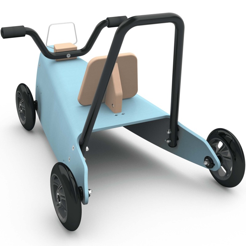 Porteurs bébé évolutifs quad en bois naturel - à partir de 1 an