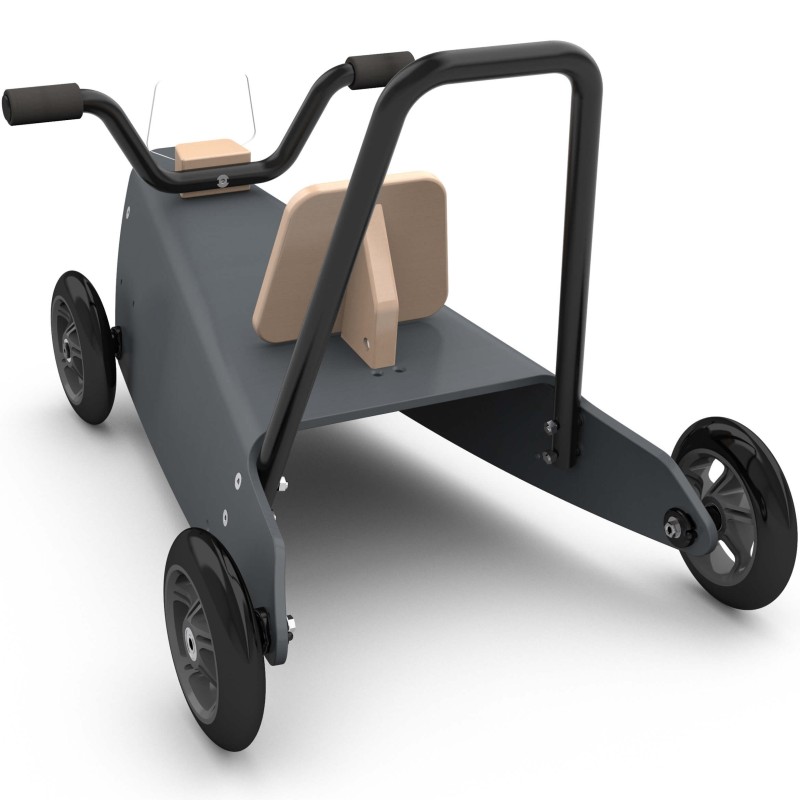 Porteurs bébé évolutifs quad en bois naturel - à partir de 1 an