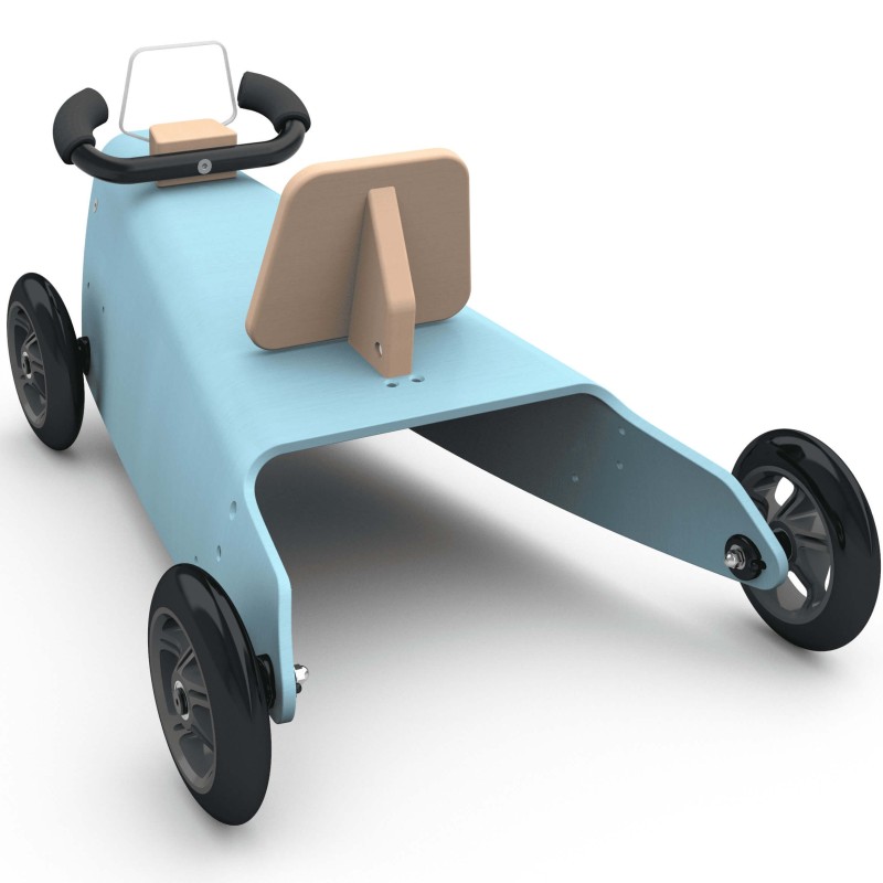 Voitures à bascule en bois évolutives pour bébés de 1 an