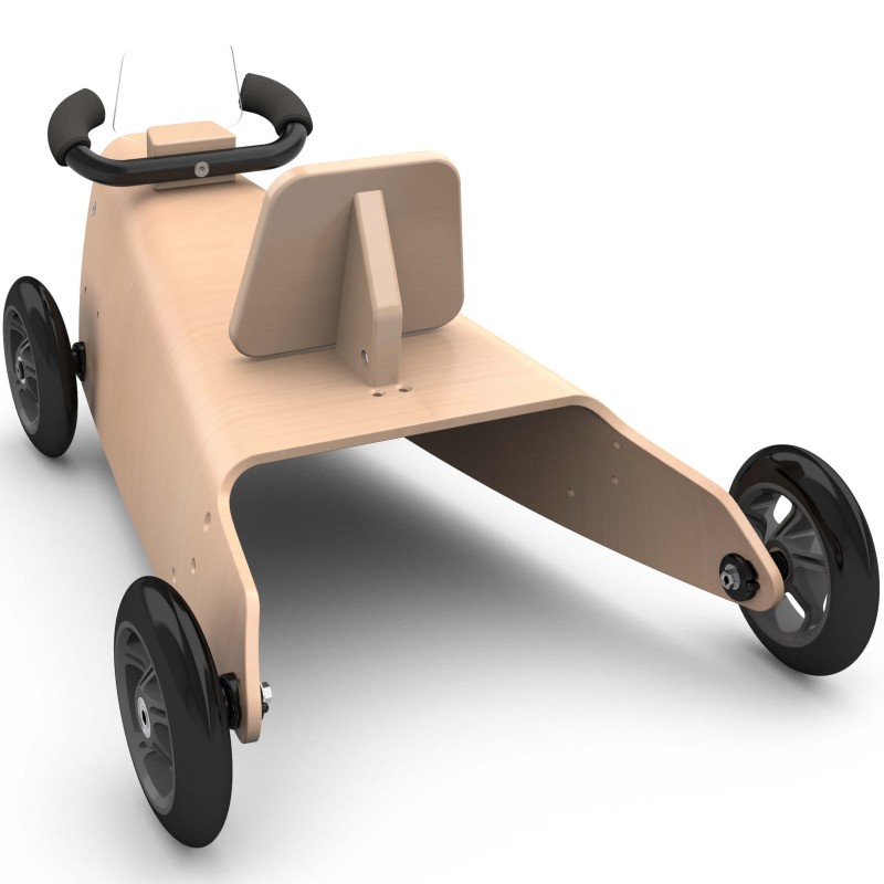 Voitures à bascule en bois évolutives pour bébés de 1 an