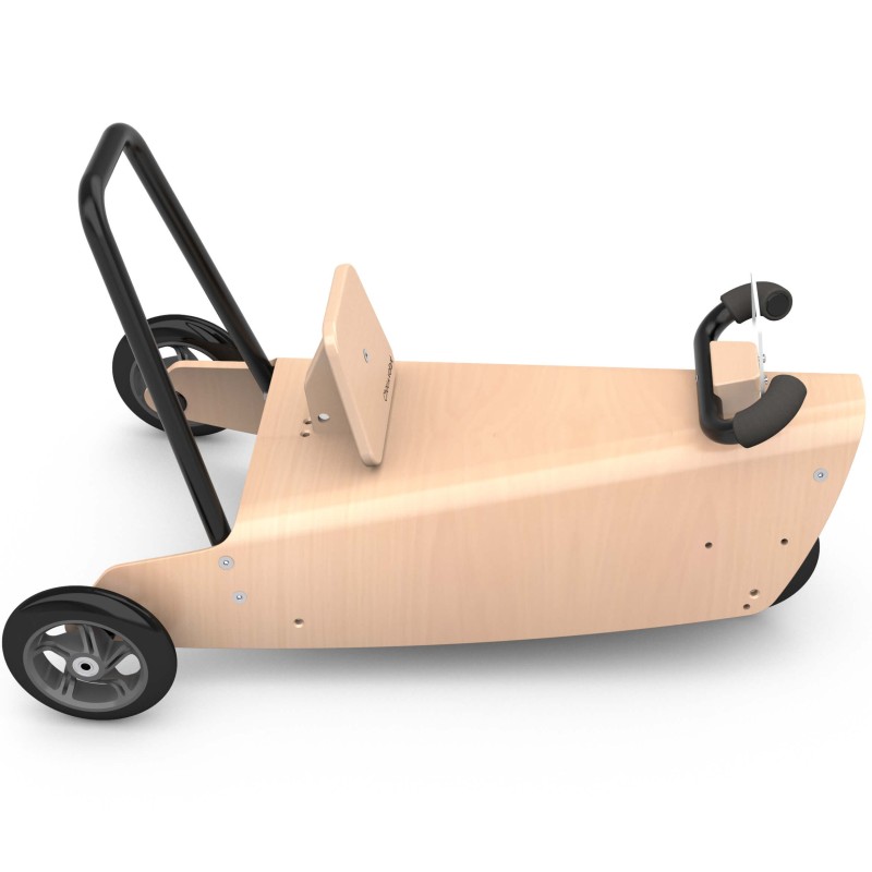 Porteurs draisiennes voiture en bois naturel 1 an - Made in France