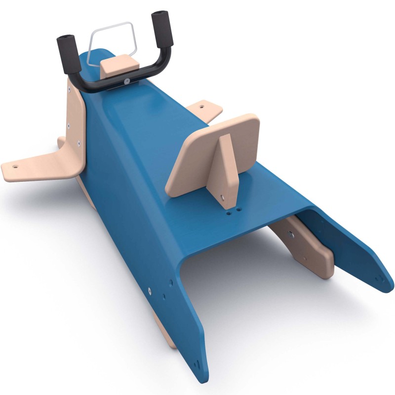 Patins et reposes pieds pour bascules en bois pour enfant
