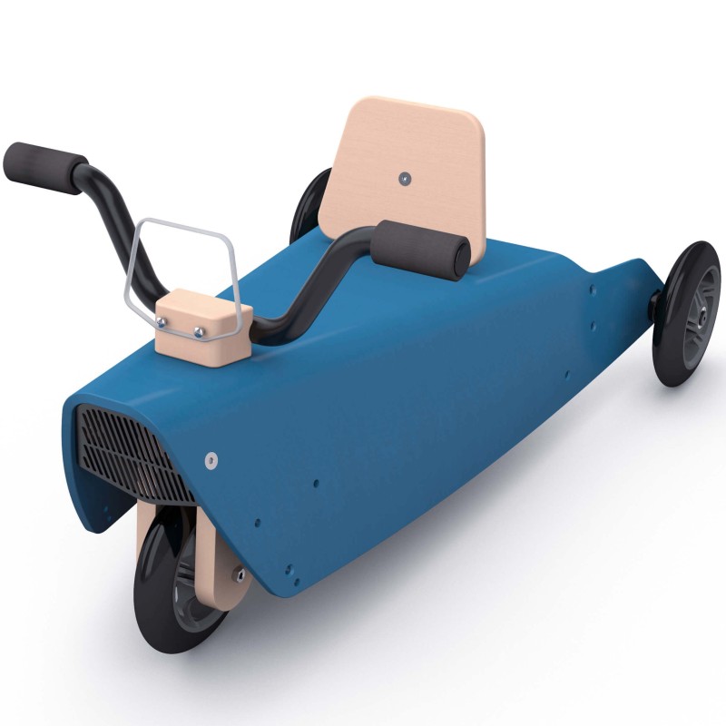 Fourche avant directionnelle pour porteurs et draisiennes pour enfant