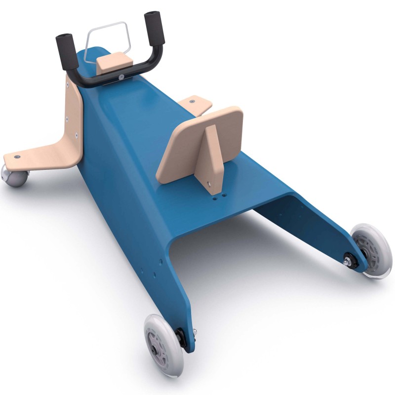 Patins et reposes pieds pour bascules en bois pour enfant