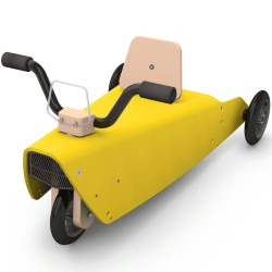 Porteurs bébé évolutifs moto en bois naturel à partir de 1 an
