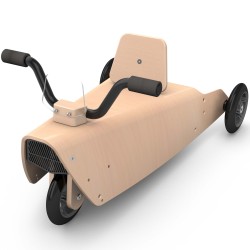 Porteurs bébé évolutifs moto en bois naturel à partir de 1 an