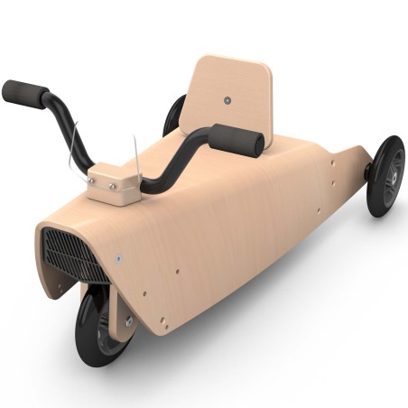 Porteurs bébé évolutifs moto en bois naturel à partir de 1 an