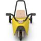 moto Porteur en bois jaune