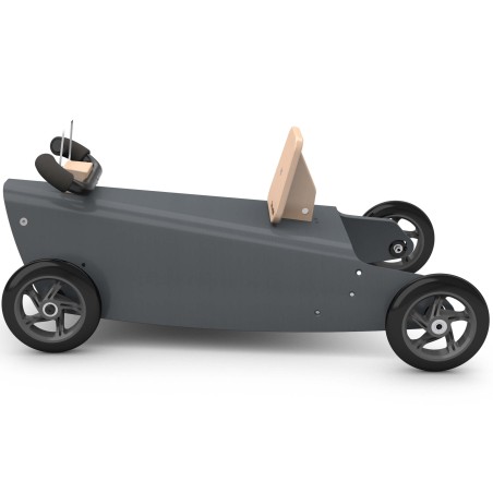 Porteur draisienne voiture en bois naturel 1 an - Made in France