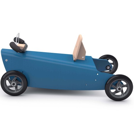 Porteur draisienne voiture en bois naturel 1 an - Made in France