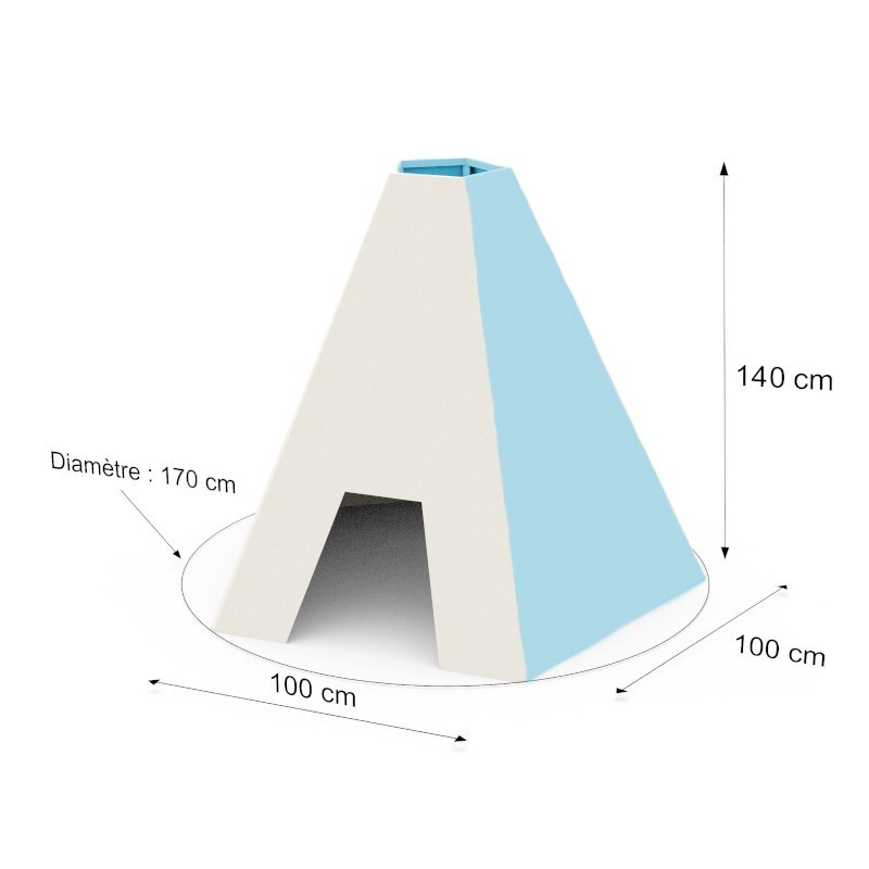 Tipis enfant 3 places fabrication en France pour enfants de 24 mois