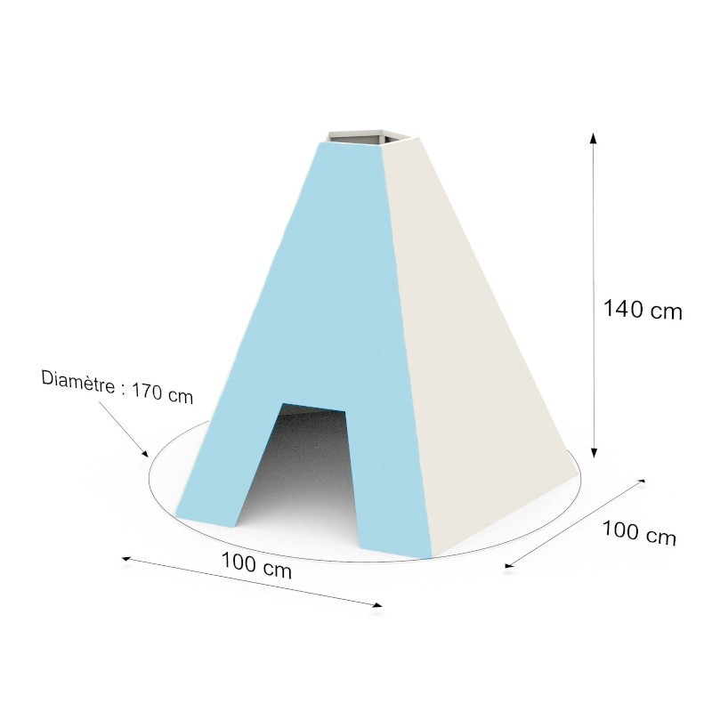Tipis enfant 3 places fabrication en France pour enfants de 24 mois