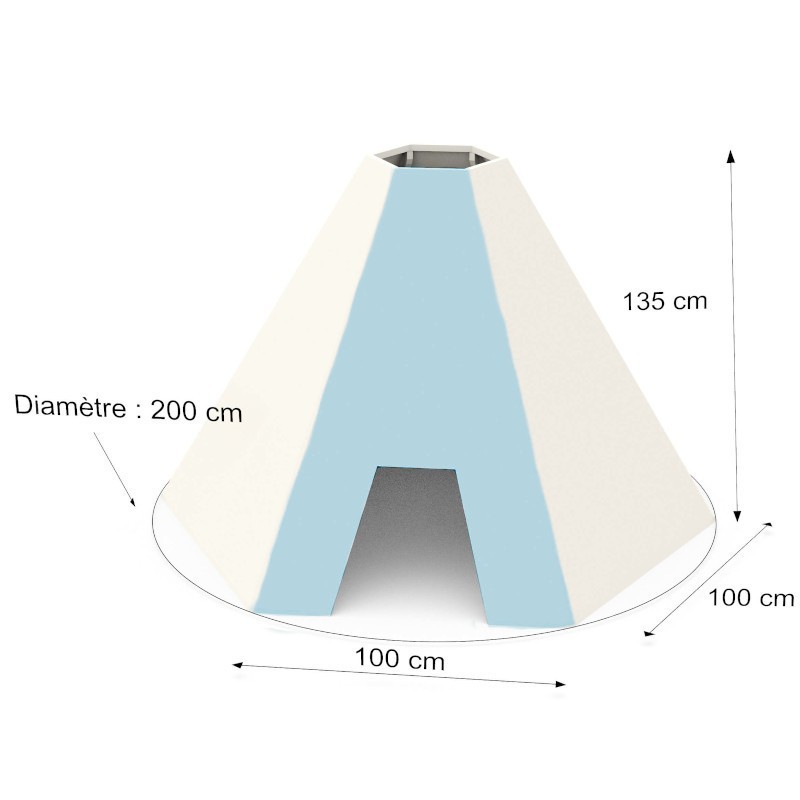 Tipis enfant 5 places made in France pour enfant de 24 mois