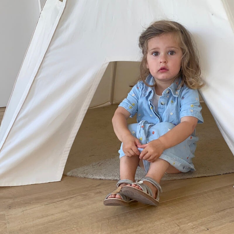 Tipis enfant 3 places fabrication en France pour enfants de 24 mois