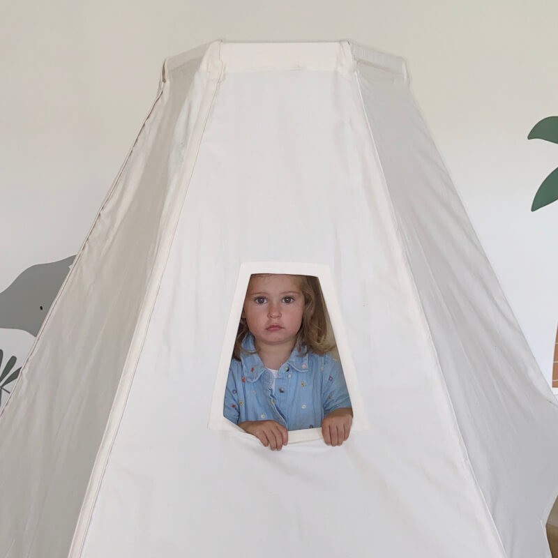 Tipis enfant 3 places fabrication en France pour enfants de 24 mois