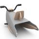 Bascule + Porteur + Draisienne bébé quad en bois made in France