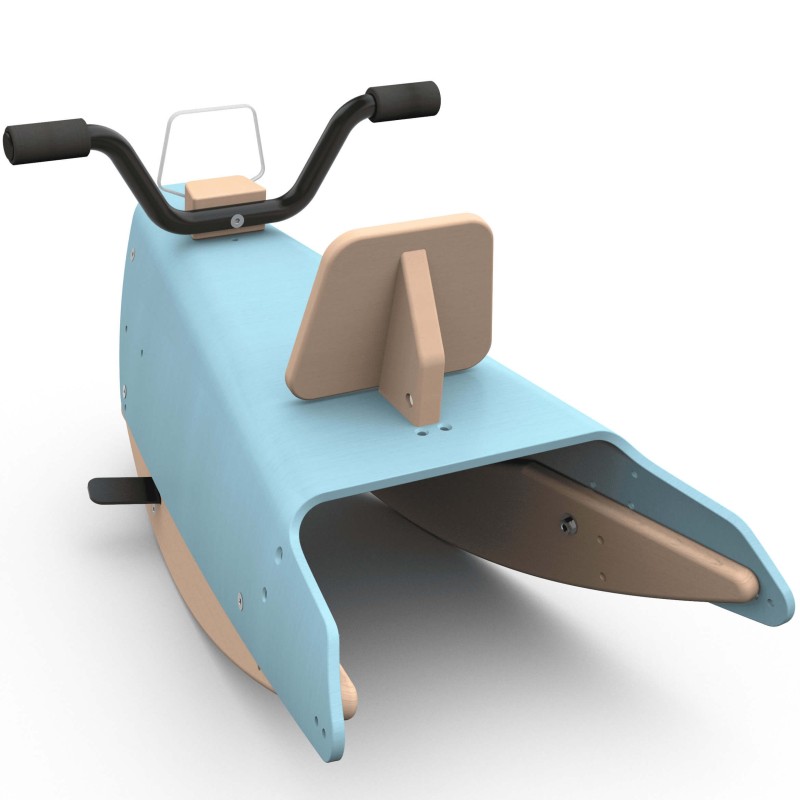 Bascules moto en bois made in France pour enfant de 12 mois