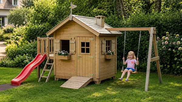cabane en bois enfant