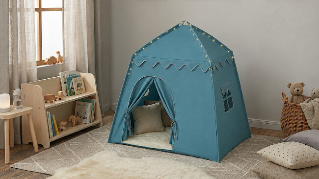 wigwam enfant dans une chambre