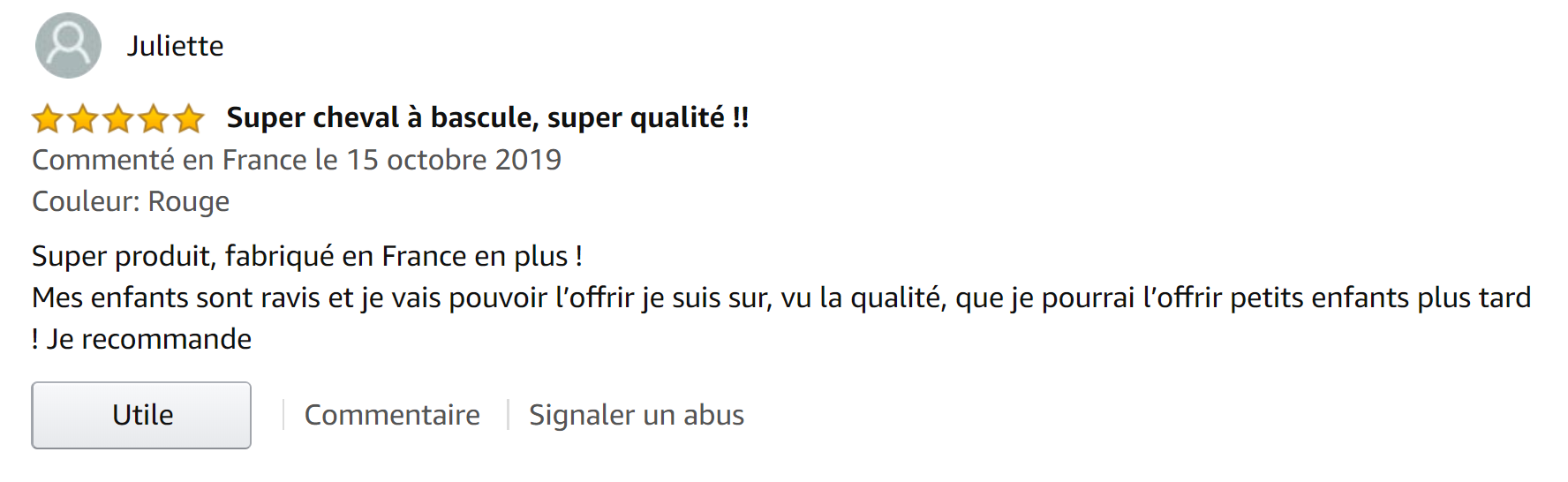 Porteur bébé en bois avis client 2019
